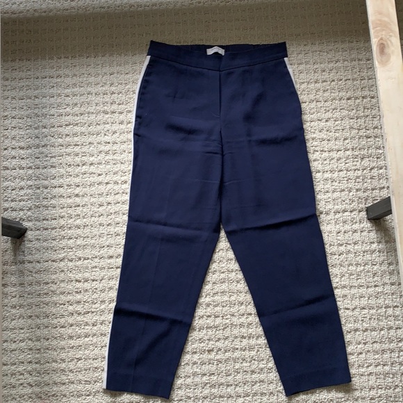Size 4 Babaton Navy Cropped Dress Pants - Picture 3 of 6